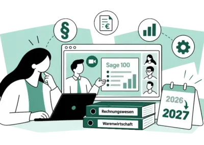 19.01.2027: Jahreswechselseminar Sage 100 (Online-Seminar)